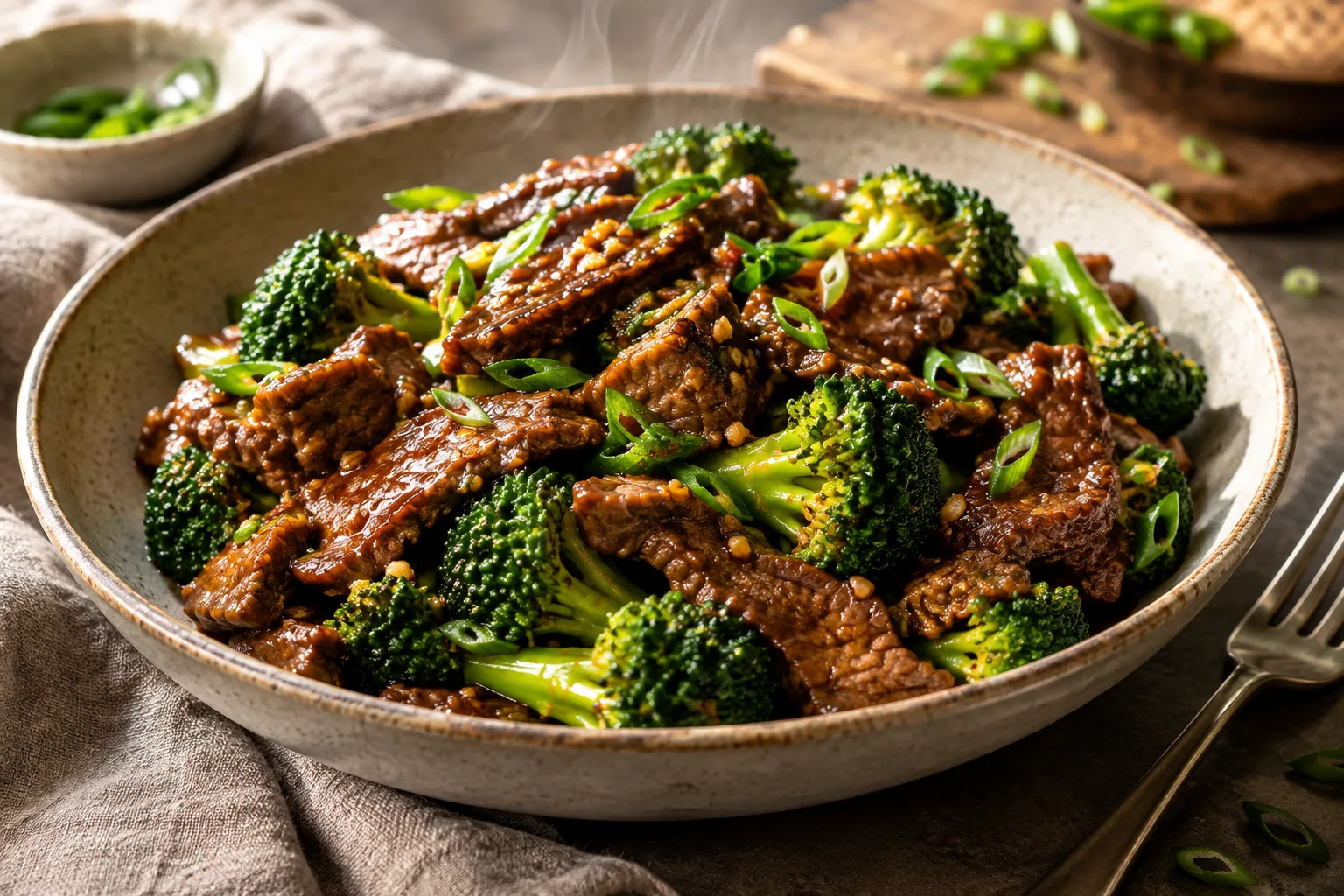 Ginger Beef and Broccoli Stir-Fry