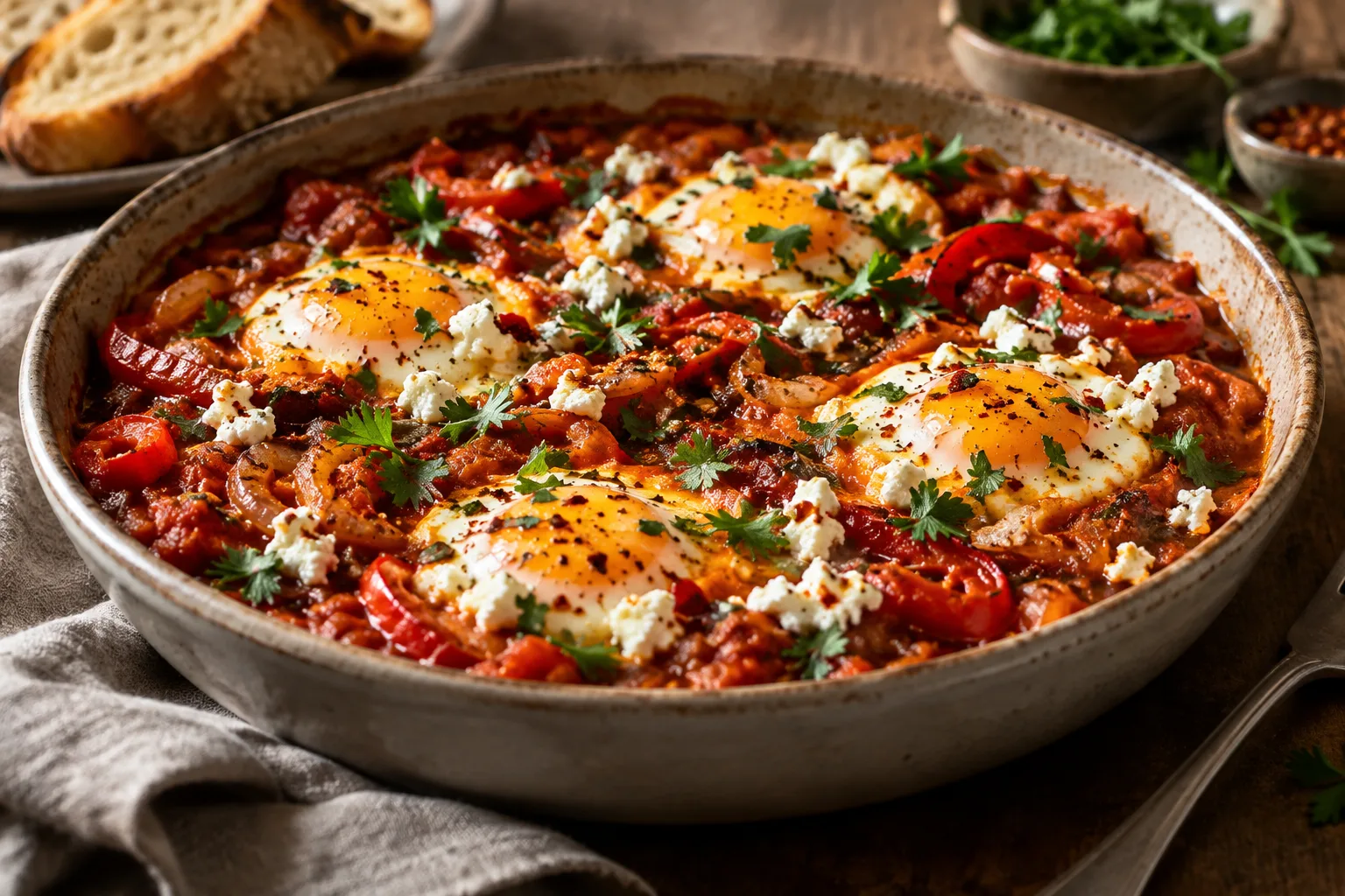 Shakshuka with Feta