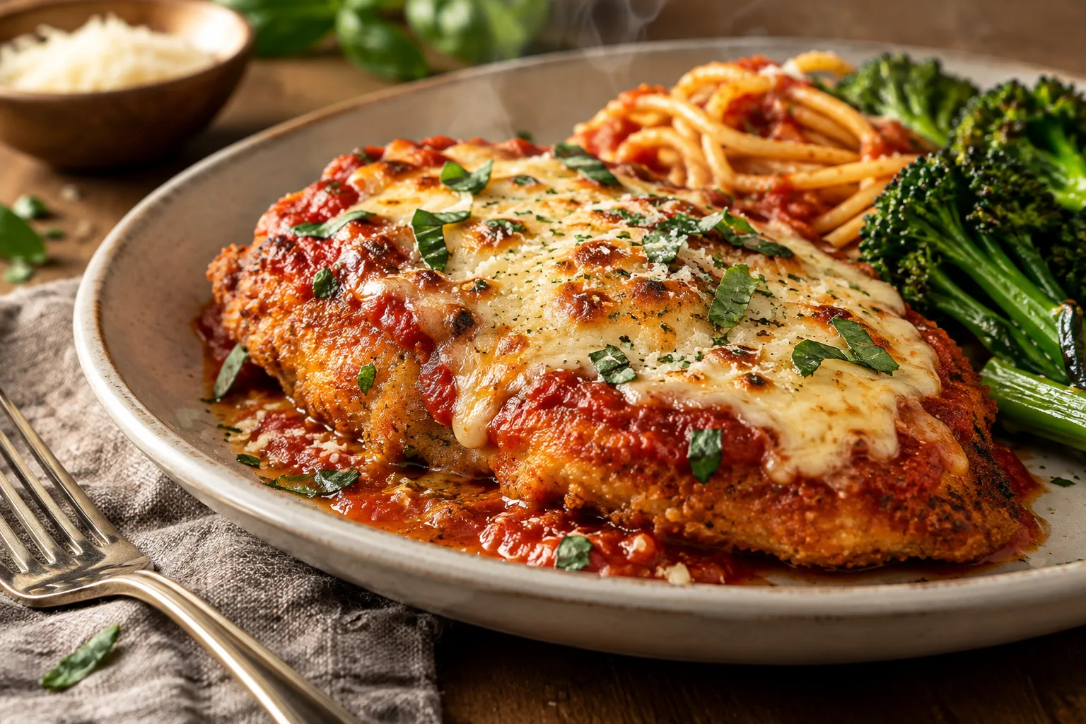 Crispy Chicken Parmesan