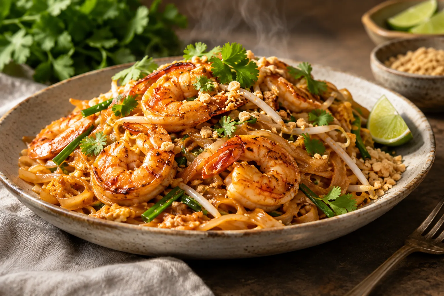 Pad Thai with Shrimp