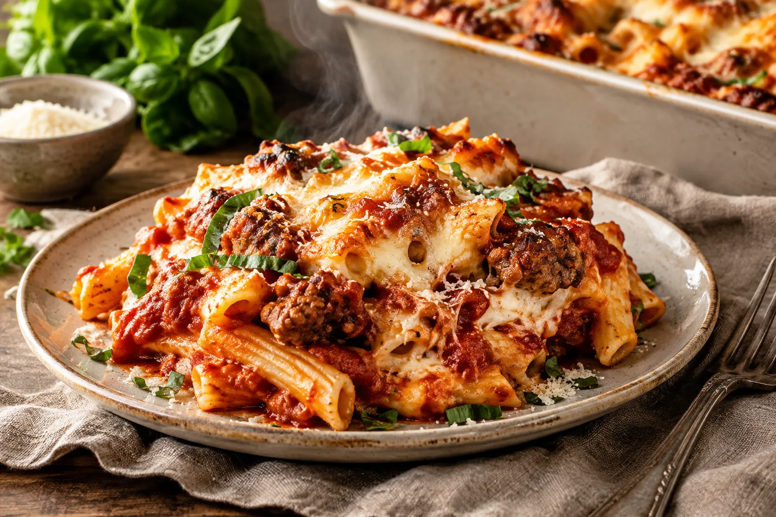 Baked Ziti with Sausage