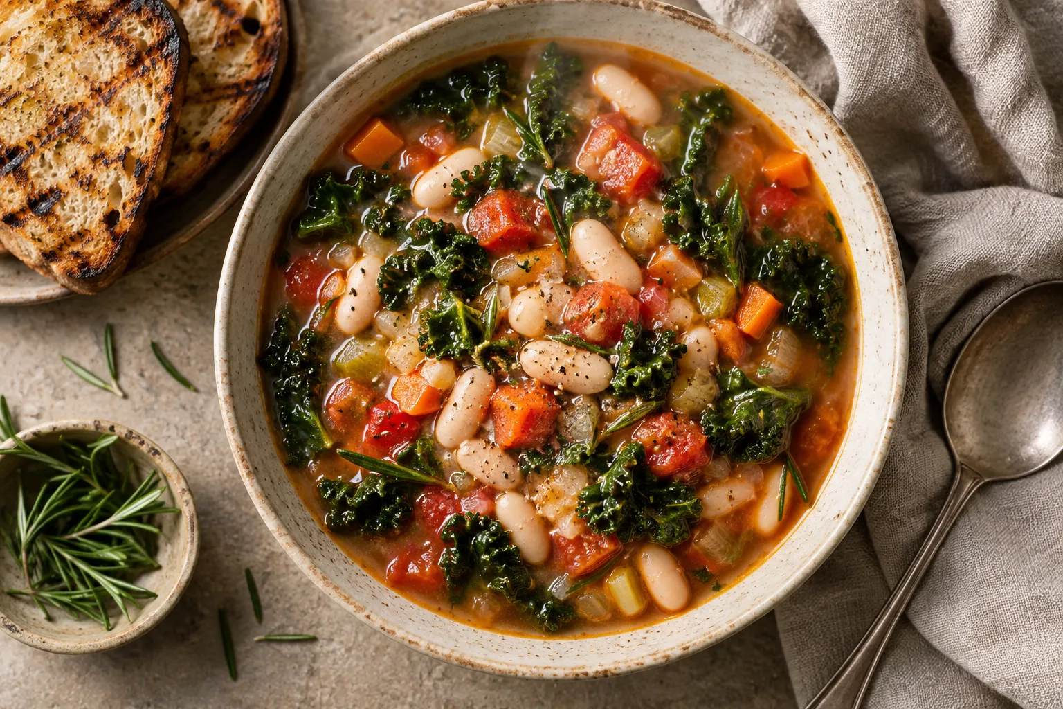 Tuscan White Bean and Kale Soup