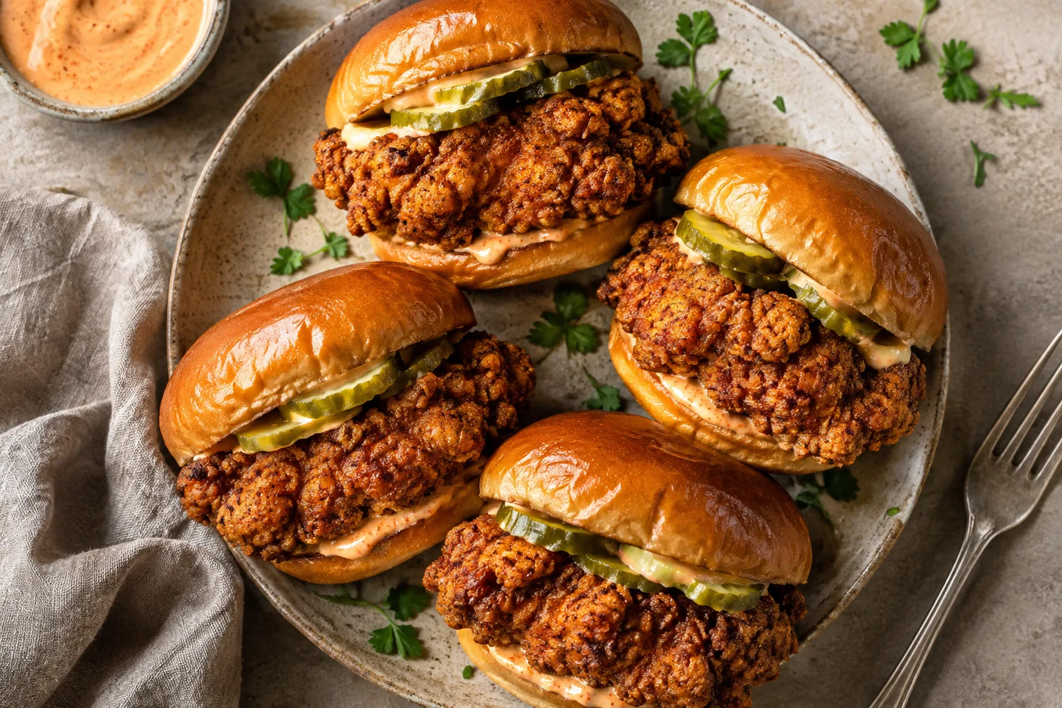 Buttermilk Fried Chicken Sandwiches